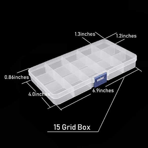 Rebrilliant Plastic Grid Box Storage Organizer Case Wayfair